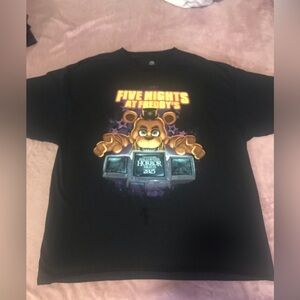 Five Nights at Freddy's HHN 2025 Black T-Shirt